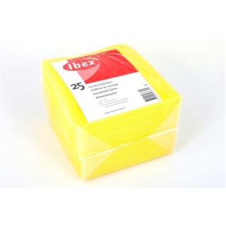 Ibex - Huishouddoekjes geel 38x40cm 25-st.