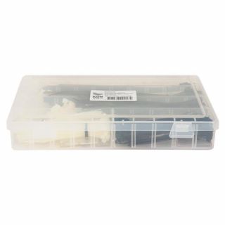 Konvox - Assortimentsdoos bundelbandjes zwart/wit à 400 st