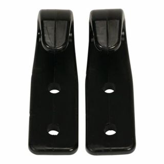 Konvox - Carrosseriehaak kunststof zwart, set à 2 st