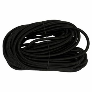 Konvox - Elastisch koord 6mm x 12mtr zwart