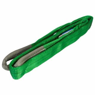 Konvox - Hijsband met lussen groen 2 ton 1,5m