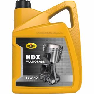 Kroon-Oil - HDX 15W-40 Motorolie flacon, 5-liter