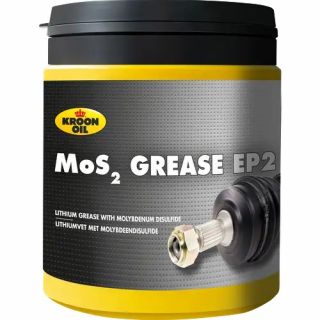 Kroon-Oil - MoS2 Grease EP 2 smeervet pot, 600gr.
