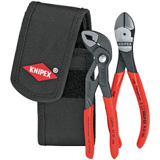 Knipex - Tangenset in gordeltas 2-delig