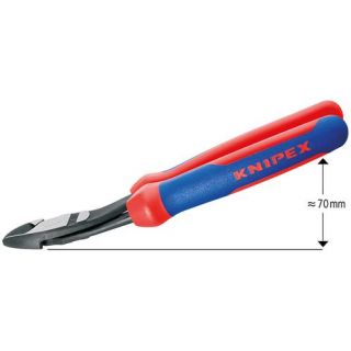 Knipex - Kracht-Zijkniptang 12° gebogen 250mm