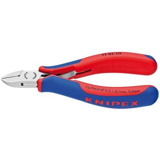 Knipex - Electronica zijkniptang rond + facet 130mm