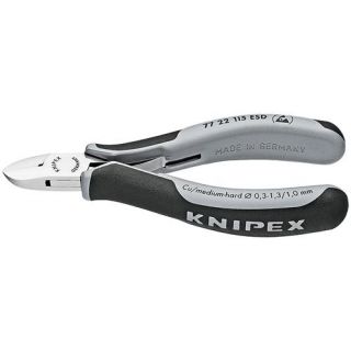 Knipex - ESD Electronica zijkniptang rond zonder facet 115mm