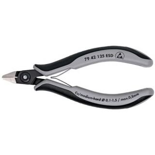 Knipex - ESD Electronica zijkniptang spits 125mm