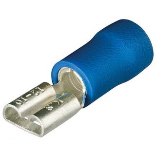 Knipex - Steekhuls plat blauw 1,5-2,5mm, 100 st.