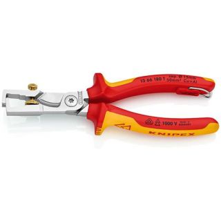 Knipex - VDE Afstriptang met kabelschaar 180mm