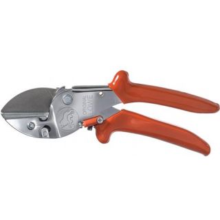 Löwe - Snoeischaar met aambeeld, gebogen, PVC handgreep S-M