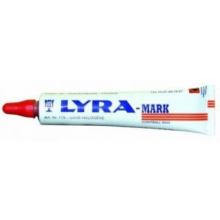 Lyra - Markeerpasta tube 50ml kogel 3mm, rood