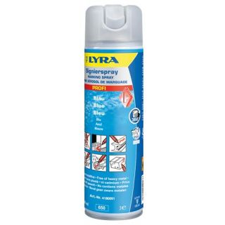 Lyra - Markeerspray PROFI 500 ml - blauw