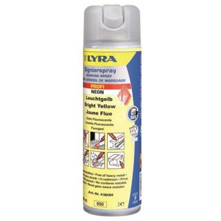Lyra - Markeerspray PROFI 500 ml - geel fluor