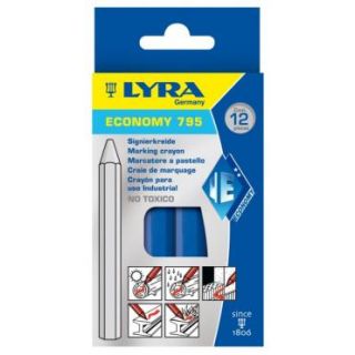 Lyra - Merkkrijt ECONOMY geel (12st)