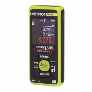 Metrica - Laser afstandsmeter Flash Double laser 50