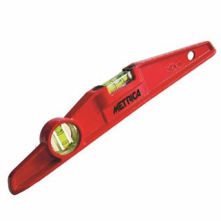 Metrica - Torpedo waterpas magnetisch rood, 250mm