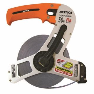 Metrica - Landmeter met stalen band class II, 50 m x 13mm