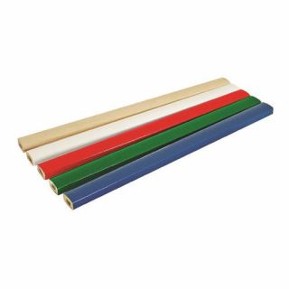 Metrica - Timmermanspotlood vlak-ovaal rood 180mm