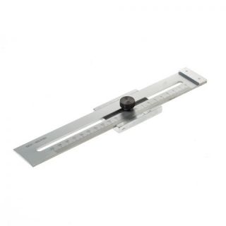 MIB - Afschrijfliniaal 300mm RVS