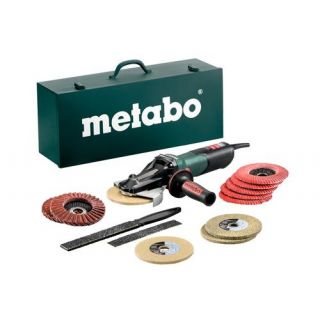 Metabo - WEVF 10-125 Quick Inox Set - Platkop-slijper 230V