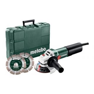 Metabo - WQ 1100-125 Set - Haakse slijper 230V