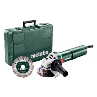 Metabo - W 1100-125 Set - Haakse slijper 230V