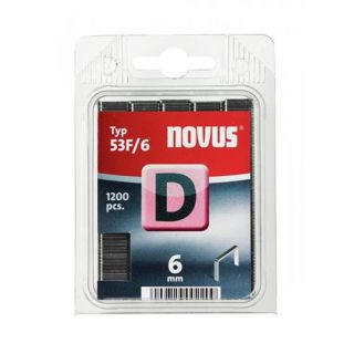 Novus - Vlakdraad nieten D 53F/6mm, 1200 st.