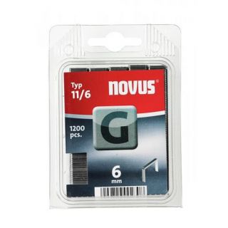 Novus - Vlakdraad nieten G 11/6mm, 1200 st.