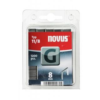Novus - Vlakdraad nieten G 11/8mm, 1200 st.
