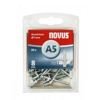 Novus - Blindklinknagel A5 X 8mm, aluminium SB, 30 st.