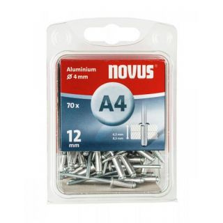 Novus - Blindklinknagel A4 X 8mm, aluminium SB, 70 st.