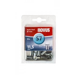 Novus - Blindklinkmoer M5 X 11,5mm, Staal, 10 st.