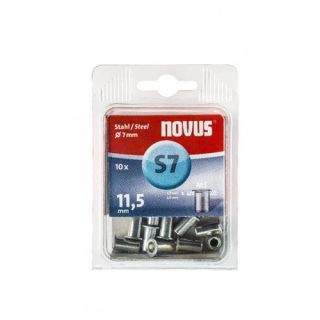 Novus - Blindklinkmoer M6 X 14,5mm, Staal, 10 st.