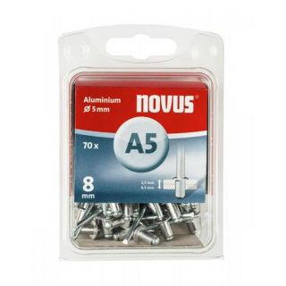 Novus - Blindklinknagel A5 X 8mm, Aluminium SB, 70 st.