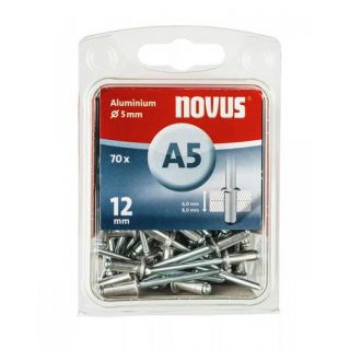 Novus - Blindklinknagel A5 X 12mm Aluminium SB, 70 st.