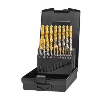 Phantom - Set Spiraalboren DIN 338 TiN-tip‚ 1-10x0‚5mm