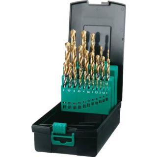 Phantom - Set Spiraalboren TiN-tip, 1-10x0‚5mm + tapmaten