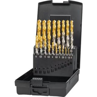 Phantom - Set Spiraalboren DIN 338 TiN-tip, 1-10x0‚5mm