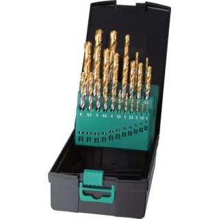 Phantom - Set Spiraalboren TiN-tip, 1-10x0‚5mm + tapmaten