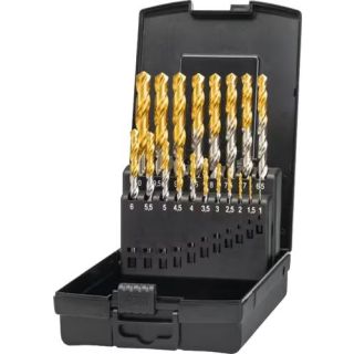 Phantom - Set Spiraalboren DIN 338 TiN-tip, 1-10x0‚5mm