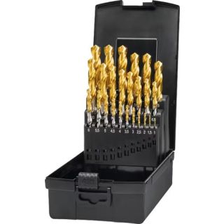 Phantom - Set Spiraalboren DIN 338 TiN-tip, 1-13x0‚5mm