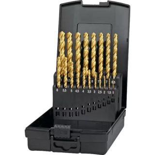 Phantom - Set Spiraalboren DIN 338 TiN, 1-10x0‚5mm