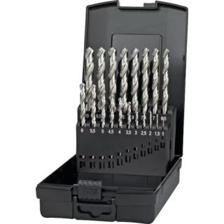Phantom - Set Spiraalboren DIN 338 RVS, 1-10x0‚5mm