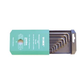 Padre - Stiftsleutelset Torx in etui T9-T40, 8-delig