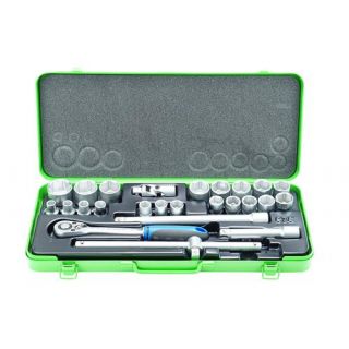 Padre - 1/2" Doppenset 6-kant (inch), 25-delig