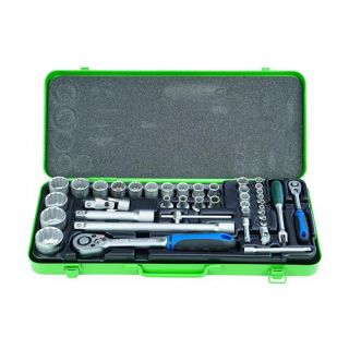 Padre - 1/4"+ 1/2" Doppenset 6-kant, 40-delig