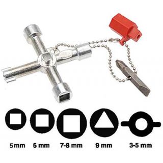 Padre - Universele kastsleutel, 72 x 72mm