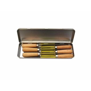 Padre - Sleutelvijlenset hout, 100mm 6-delig