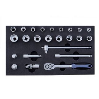 Padre - 3/8" Doppenset in module, 25-delig,